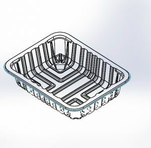 Black/White/Clear Medium MAP Tray (9 x 7 x 50)
