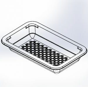 Black/White/Clear Deep MAP Tray (9 x 5 x 35)