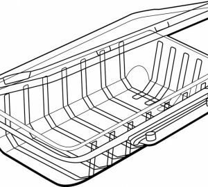 Lockable Hinged Shallow Punnet