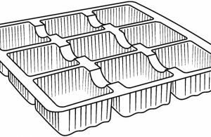 Chocolate Tray x 9