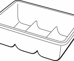 3 corn cob microwavable tray