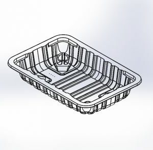 Black/White/Clear Deep MAP Tray (8 x 5 x 40)