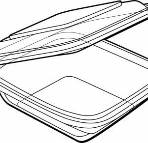 Square Show Bowl 750ml Dome Lid