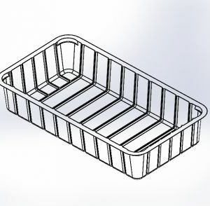 SAS5 Multi - Purpose Clear rPET Tray