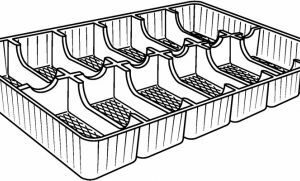 Lamington Finger Tray x 12