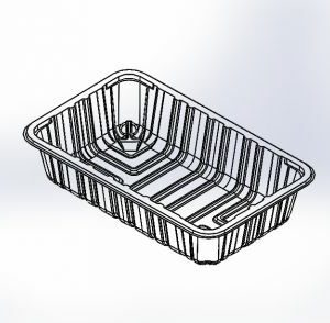 Black/White/Clear Medium MAP Tray (11 x 7 x 60)