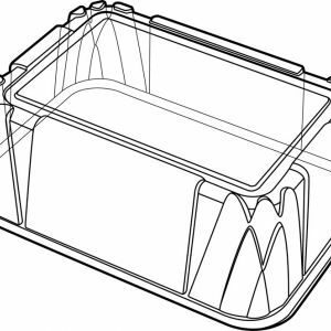 Rectangular Dome for Block Sponge Cakes