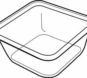 Small Square Tub