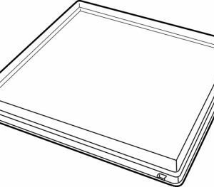 Large Square Cake Lid