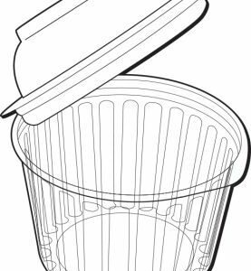 Round Show Bowl 16oz Dome Lid